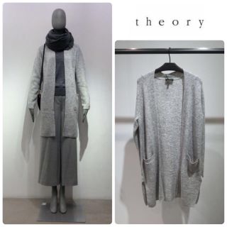 セオリー(theory)の美品♡ theory ロングカーディガン コーディガン(カーディガン)