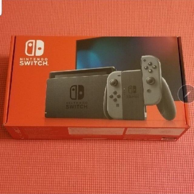 新モデル ニンテンドースイッチ Nintendo Switch グレー 販売店印