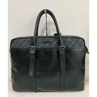 バーバリーブラックレーベル(BURBERRY BLACK LABEL)の格安 バーバリー ビジネス バッグブリーフケース トート オシャレ メンテ済み(ビジネスバッグ)