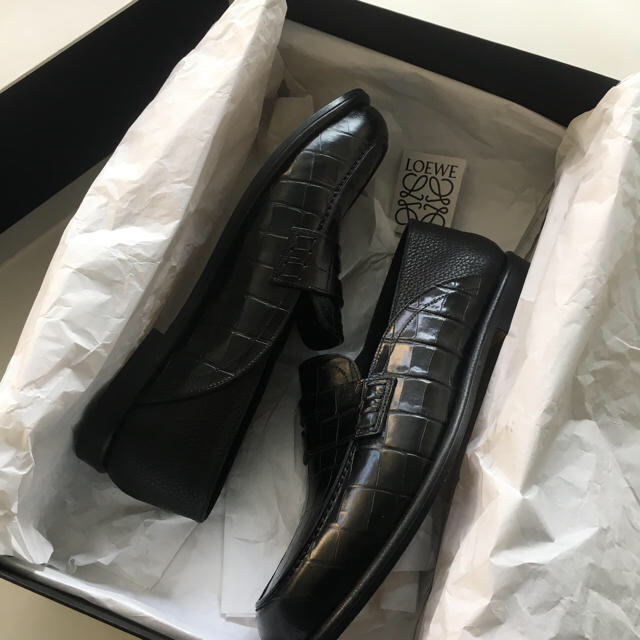 LOEWE slipon loafer ロエベ スリッポンローファー - electrabd.com