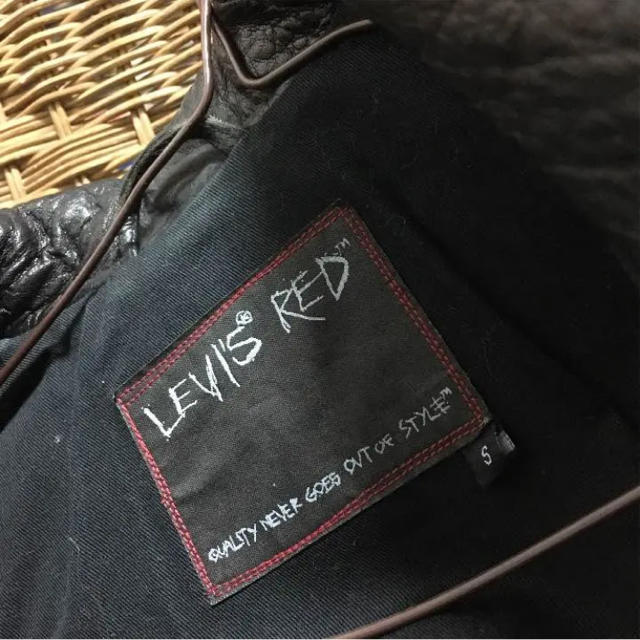 Levi's - 【美品】Levi's Red リーバイス レッド レザージャケット黒(S