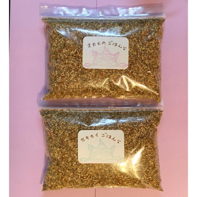 モカ&さくらさま 専用 □ 3杯長生き⁈ 小鳥のごはん □ セキセイインコ