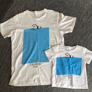 グラニフ(Design Tshirts Store graniph)のグラニフ　パンダ　Tシャツペア(Tシャツ(半袖/袖なし))