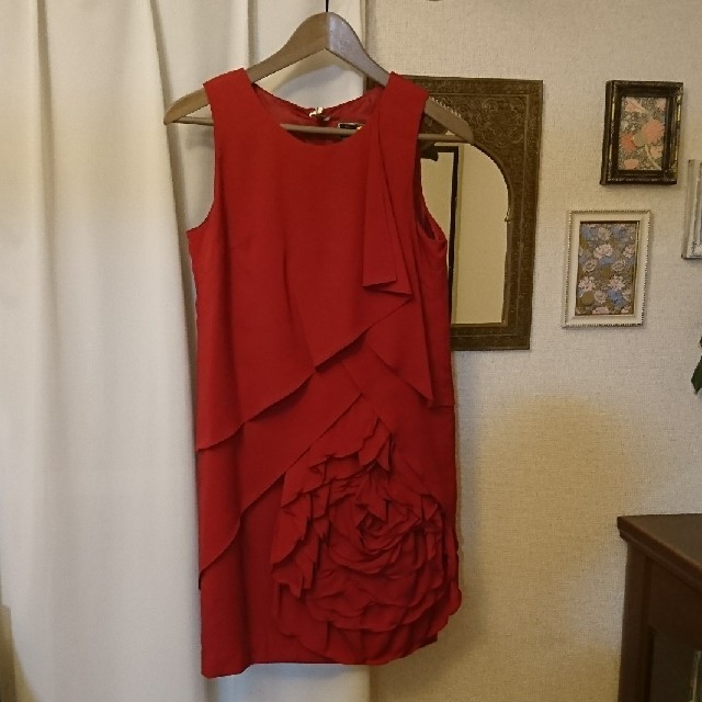 美品★ グレースコンチネンタル  赤ドレス