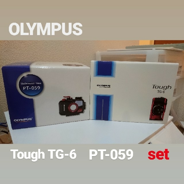 カメラOLYMPUS tough TG-6 レッド PT-059 set【新品未開封】