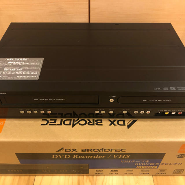 展示未使用品 ビデオ一体型DVDレコーダー スマホ/家電/カメラのテレビ/映像機器(DVDレコーダー)の商品写真