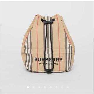 バーバリー(BURBERRY)の新品 バーバリー  チェック柄 ロゴ ナイロン  バッグ トレンチ コート(ハンドバッグ)