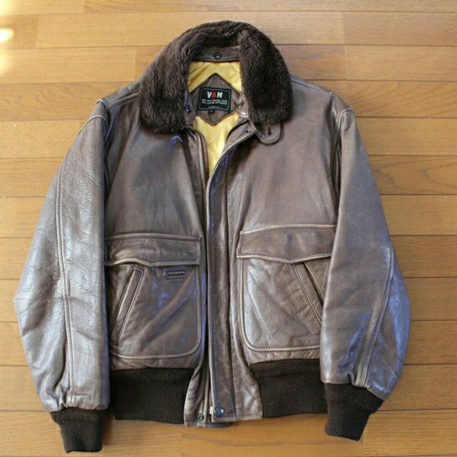 VAN Jacket(ヴァンヂャケット)のＶAN 革ジャケット メンズのジャケット/アウター(フライトジャケット)の商品写真