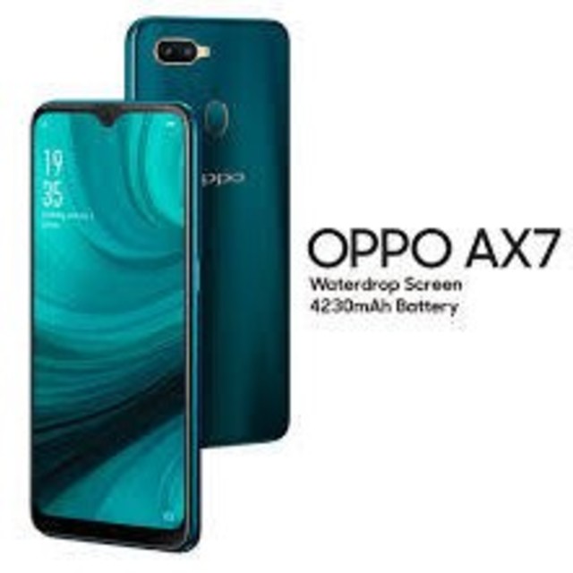 【新品未開封未使用】OPPO AX7 ブルー 残保証あり