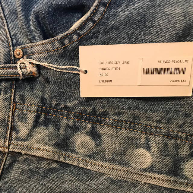 descendant 19SS 1986 REG Size jeans