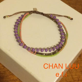チャンルー(CHAN LUU)のCHAN LUUe.f.iブレス(pu(ブレスレット/バングル)