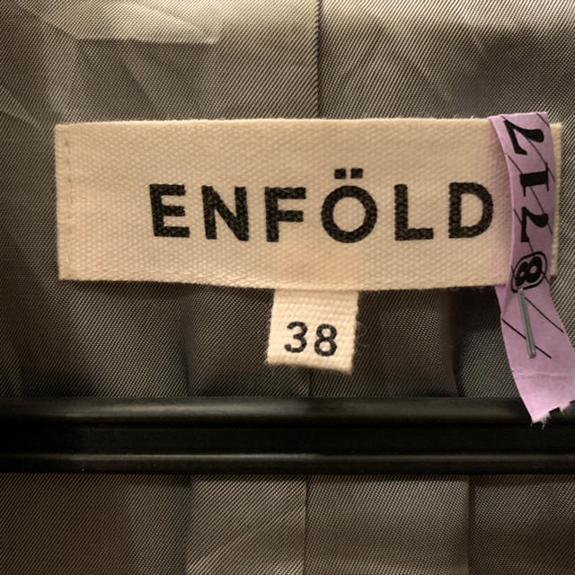 ENFOLD(エンフォルド)のコクーン型　チェスターコート レディースのジャケット/アウター(チェスターコート)の商品写真