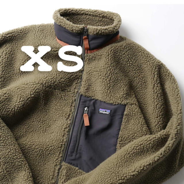 メンズpatagonia retro x jacket カーキ xs