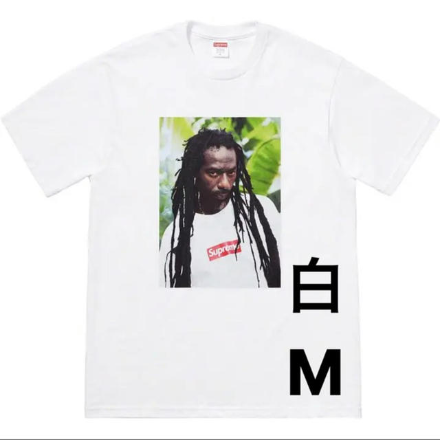 supreme buju banton tee 白 M