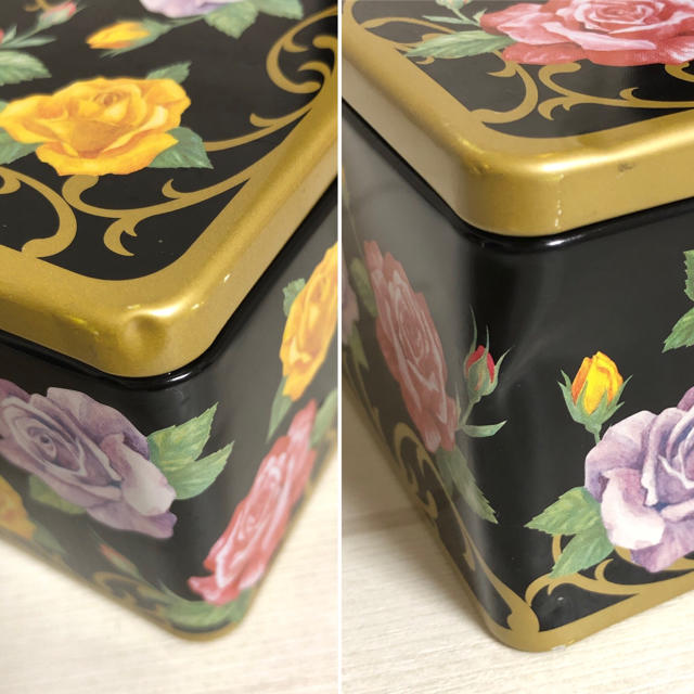 ANNA SUI(アナスイ)のANNA SUIテッシュボックスケース缶 ティッシュケース薔薇柄 アナスイ インテリア/住まい/日用品のインテリア小物(ティッシュボックス)の商品写真