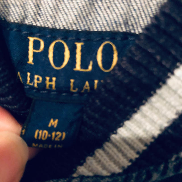 POLO RALPH LAUREN(ポロラルフローレン)の⭐️11月末まで⭐️Ralph Lauren スタジャン風デニムジャケット　M キッズ/ベビー/マタニティのキッズ服男の子用(90cm~)(ジャケット/上着)の商品写真