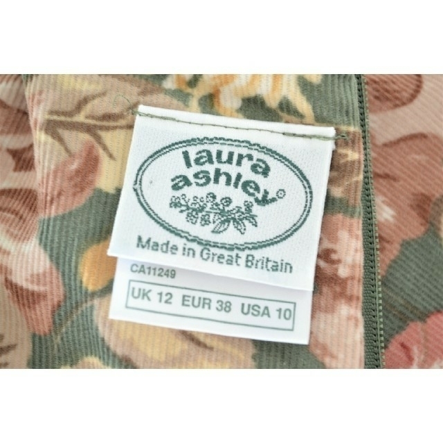 LAURA ASHLEY(ローラアシュレイ)の80s ローラアシュレイ ヴィンテージ コレクター コレクション 花柄 レディースのワンピース(ひざ丈ワンピース)の商品写真