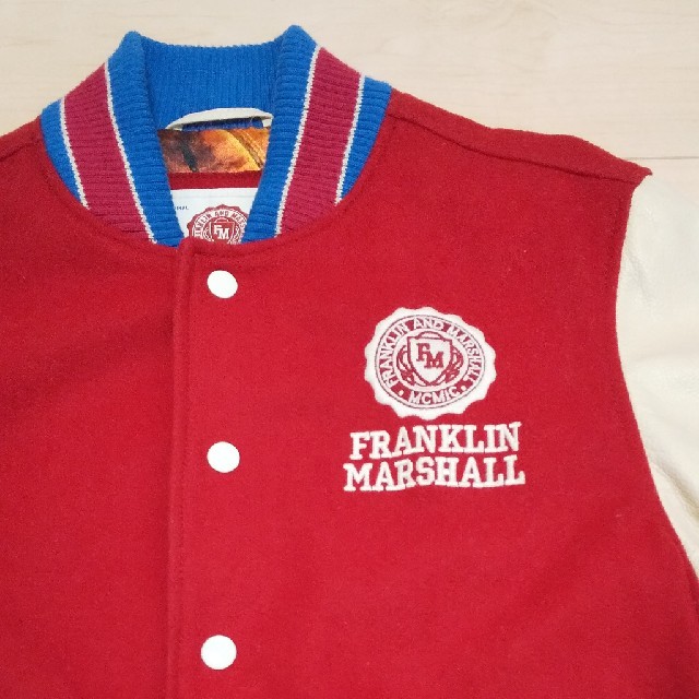 FRANKLIN&MARSHALL(フランクリンアンドマーシャル)の【ケイちゃんさん専用】フランクリン&マーシャル スタジャン S レッド メンズのジャケット/アウター(スタジャン)の商品写真