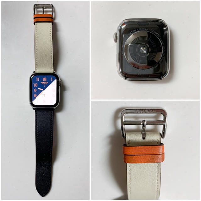 Apple Watch(アップルウォッチ)のApple Watch HERMES Series 4 44mm ステンレス スマホ/家電/カメラのスマートフォン/携帯電話(その他)の商品写真