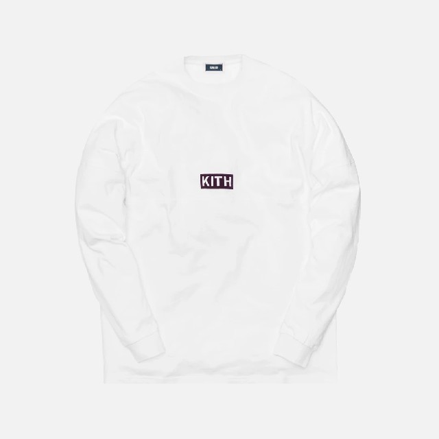 KITH ボックスロゴロンT Track Paneled L/S TeeMカラー