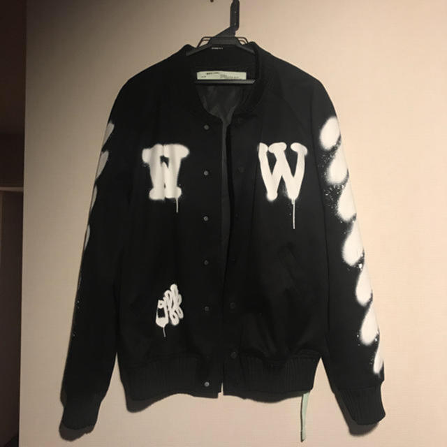 OFF-WHITE(オフホワイト)のoffwhite  正規品 Signature Stadium Jacket  メンズのジャケット/アウター(スタジャン)の商品写真