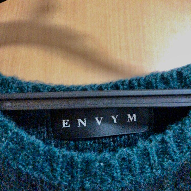 ENVYM(アンビー)のENVYM トップス ニット チェック レディースのトップス(ニット/セーター)の商品写真