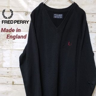 フレッドペリー(FRED PERRY)の《イギリス製》フレッドペリー 刺繍ロゴ ニット セーター(ニット/セーター)