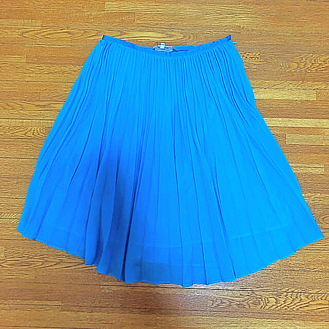 VIAGGIO BLU(ビアッジョブルー)のビアッジョブルー♡プリーツスカート♡エメラルドグリーン　格安です♪ レディースのスカート(ひざ丈スカート)の商品写真