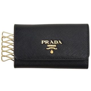 プラダ(PRADA)のプラダ PRADA キーケース　ブラック (キーホルダー)