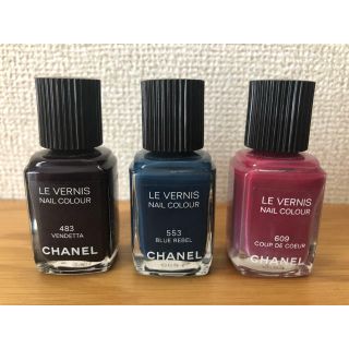 シャネル(CHANEL)のCHANEL ネイル3本セット(マニキュア)