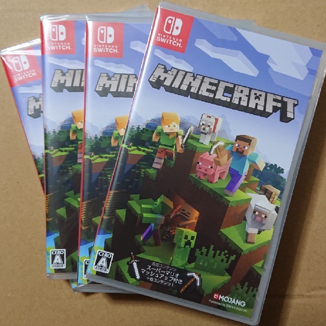 【新品】マインクラフト 4本 Minecraft ニンテンドースイッチ