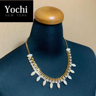 ドゥーズィエムクラス(DEUXIEME CLASSE)の新品 定価20,520円 Yochi new york ビジューネックレス(ネックレス)