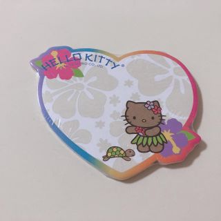 サンリオ(サンリオ)のHELLO KITTY in Paradise ハワイアン キティ ハート形メモ(ノート/メモ帳/ふせん)