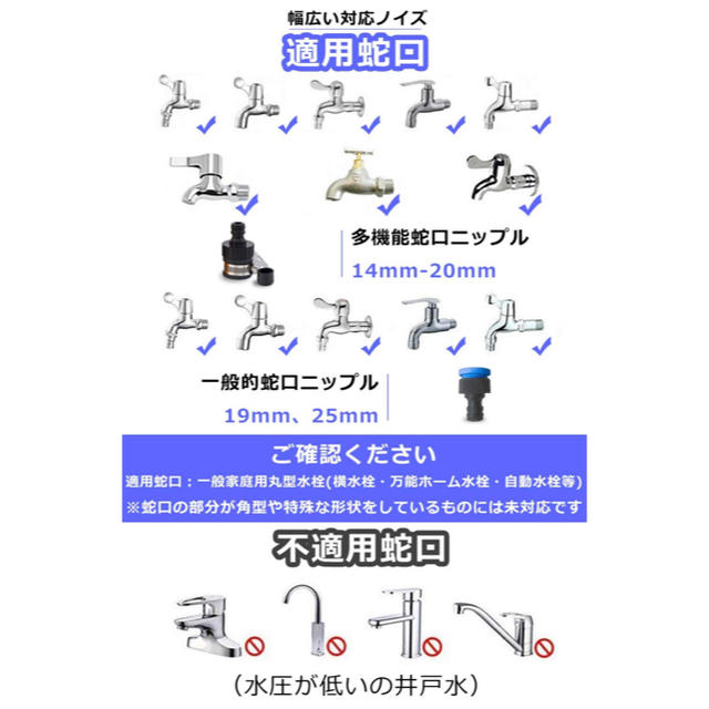 伸びるホース 散水ホース 伸縮ホース インテリア/住まい/日用品のインテリア/住まい/日用品 その他(その他)の商品写真