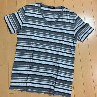 バーバリーブラックレーベル(BURBERRY BLACK LABEL)のバーバリー★ＶネックＴシャツ サイズ3(Tシャツ/カットソー(半袖/袖なし))