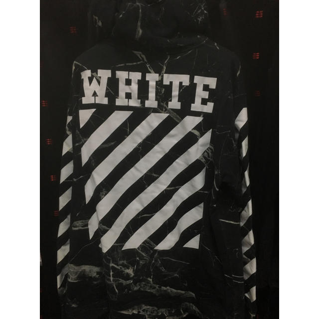 OFF-WHITE(オフホワイト)の期間限定値下げ off white 16ss マーブル パーカー メンズのトップス(パーカー)の商品写真