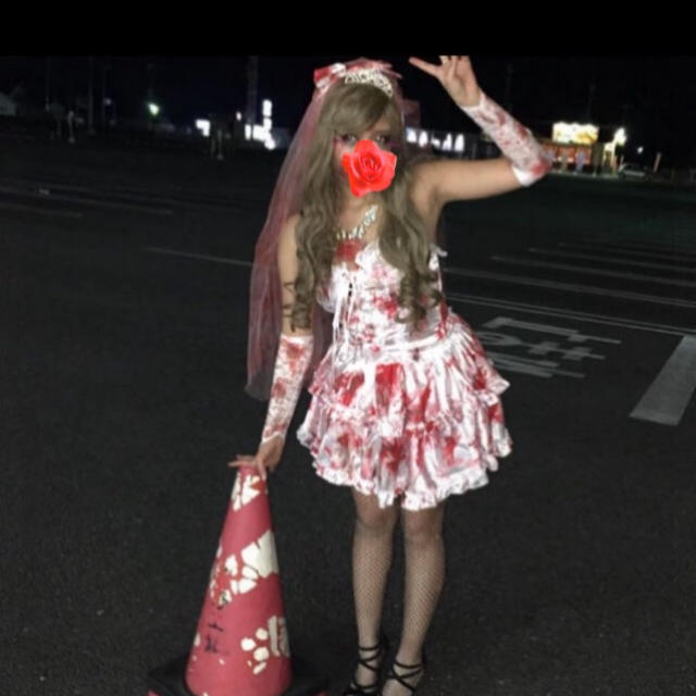 世界に1つだけ♡10点セット♡ゾンビ花嫁♡ハロウィンコスプレ♡ARMY 1