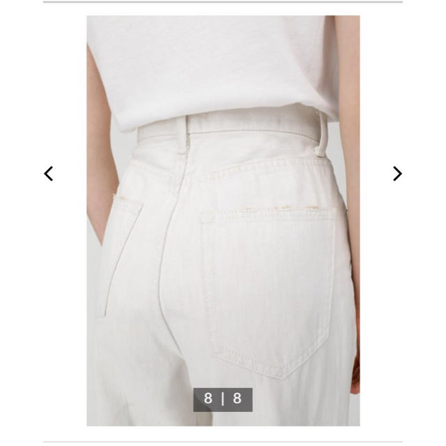 moussy(マウジー)のHW WHT LOOSE STRAIGHT レディースのパンツ(デニム/ジーンズ)の商品写真