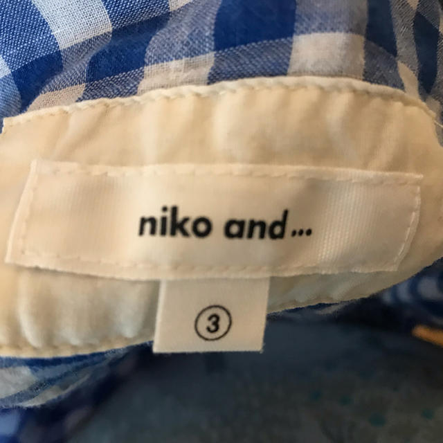 niko and...(ニコアンド)のギンガムチェック　シャツ レディースのトップス(シャツ/ブラウス(長袖/七分))の商品写真