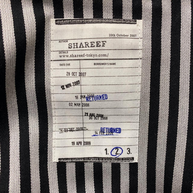 SHAREEF(シャリーフ)のshareef ストライプ L/S BIG SHIRTS メンズのトップス(シャツ)の商品写真