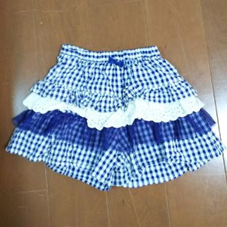 サンカンシオン(3can4on)のサンカンシオン3can4on★140cmチェックキュロット3カン4オン(パンツ/スパッツ)