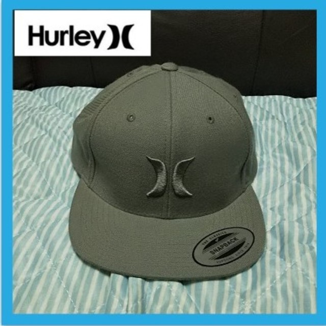 Hurley(ハーレー)のハーレー キャップ グレー フリーサイズ 美品 メンズの帽子(キャップ)の商品写真