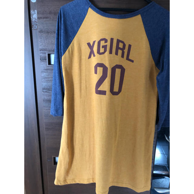 X-girl(エックスガール)のX-girl Tシャツワンピ レディースのトップス(Tシャツ(長袖/七分))の商品写真