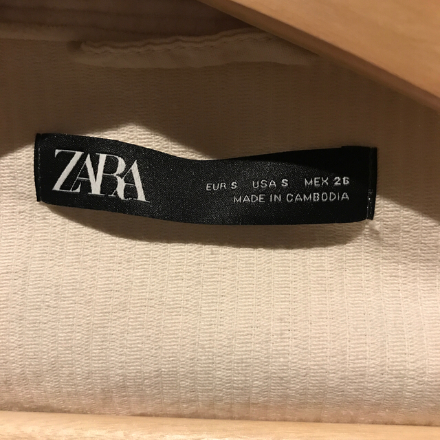 ZARA コーデュロイジャケット