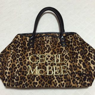 セシルマクビー(CECIL McBEE)のヒョウ柄バッグ(ハンドバッグ)