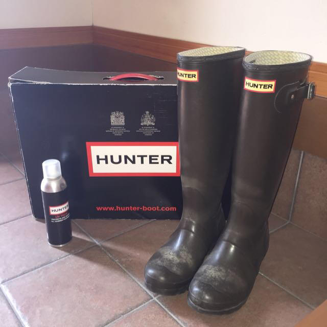 HUNTER(ハンター)のHUNTER（専用クリーナー付き） レディースの靴/シューズ(ブーツ)の商品写真