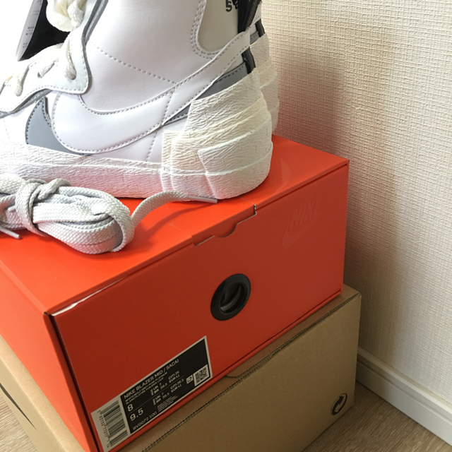 NIKE(ナイキ)の【SNKRS購入】sacai × NIKE Blazer Mid (26㎝) メンズの靴/シューズ(スニーカー)の商品写真