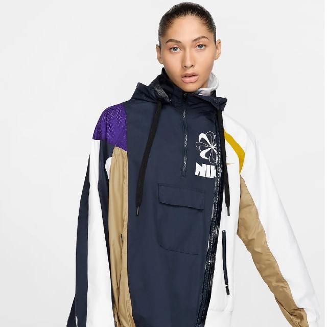 ナイロンジャケットウィメンズ ダブルジップ ジャケット ナイキ x sacai nike