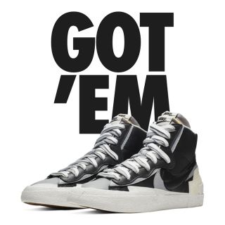 サカイ(sacai)のnike sacai blazer mid 26cm(スニーカー)