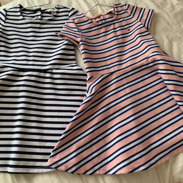 TOMMY HILFIGER(トミーヒルフィガー)の美品 トミーヒルフィガー ワンピース 100 キッズ/ベビー/マタニティのキッズ服女の子用(90cm~)(ワンピース)の商品写真